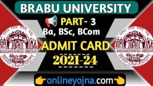 BRABU Part 3 Exam Admit Card 2024