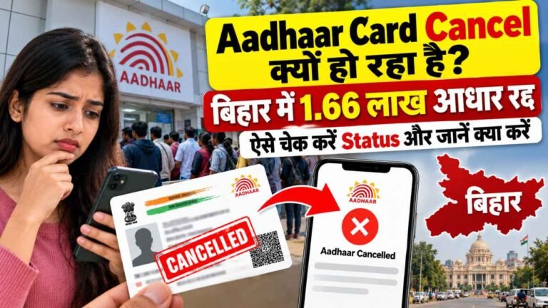 Aadhaar Card Cancel क्यों हो रहा है
