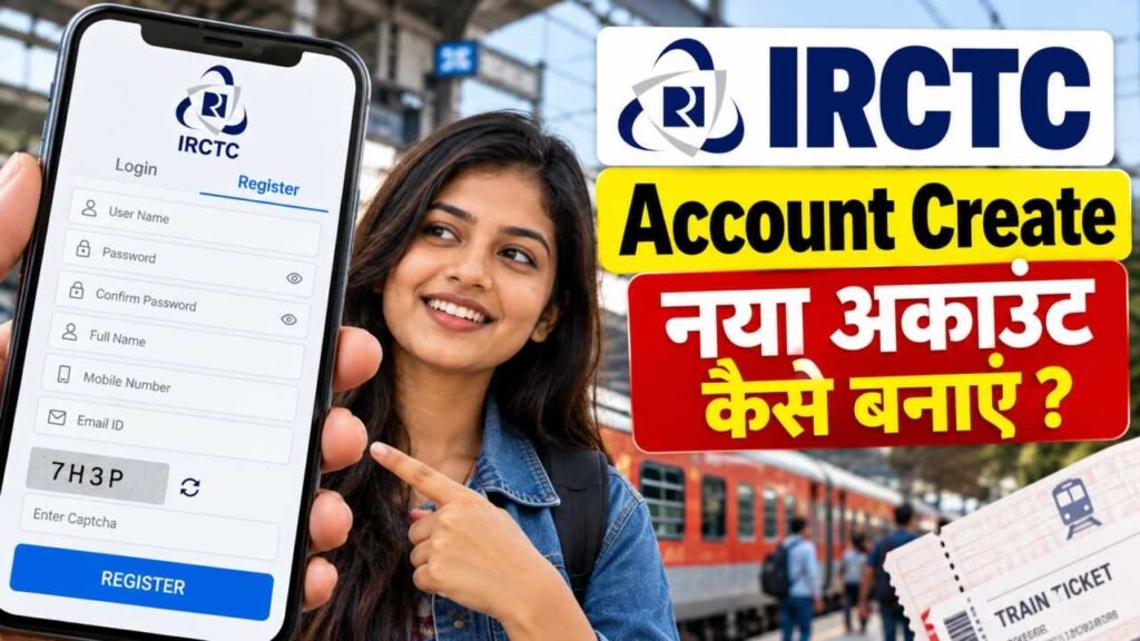 IRCTC Account Create 2026: नया अकाउंट कैसे बनाएं, Registration और Login की आसान जानकारी