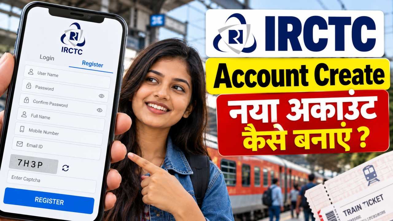 IRCTC Account Create 2026