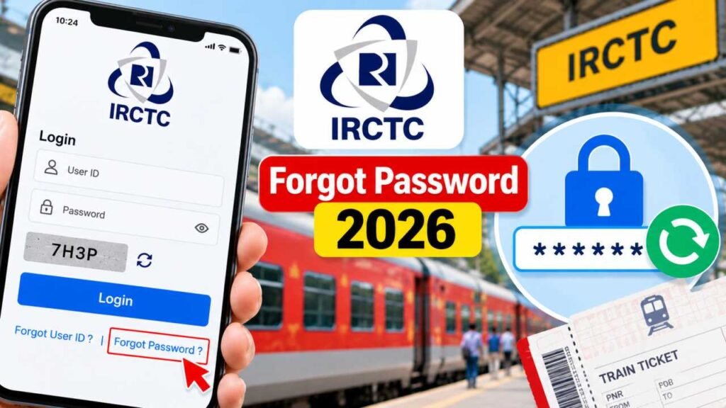 IRCTC Forgot Password 2026: पासवर्ड भूल गए हैं तो ऐसे करें Reset