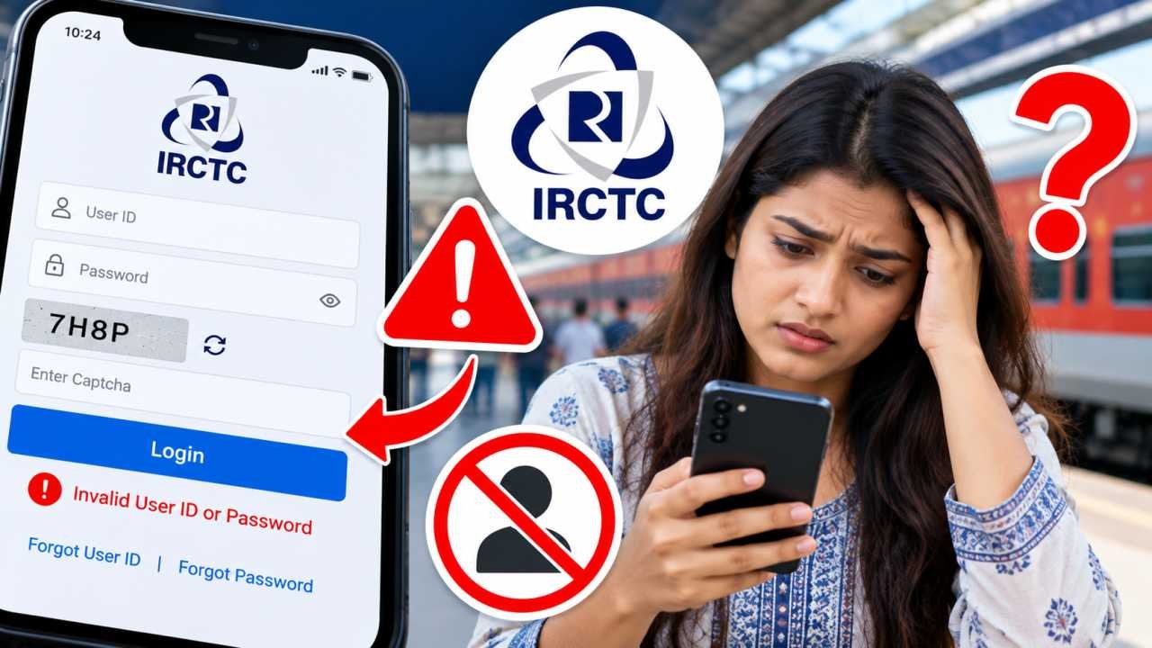 IRCTC Login नहीं हो रहा है तो क्या करें