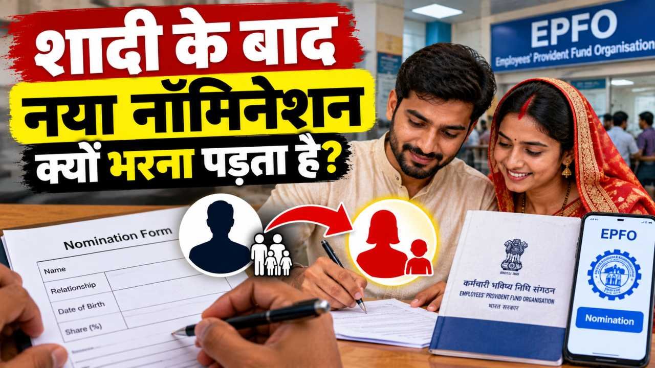 शादी के बाद नया नॉमिनेशन क्यों भरना पड़ता है